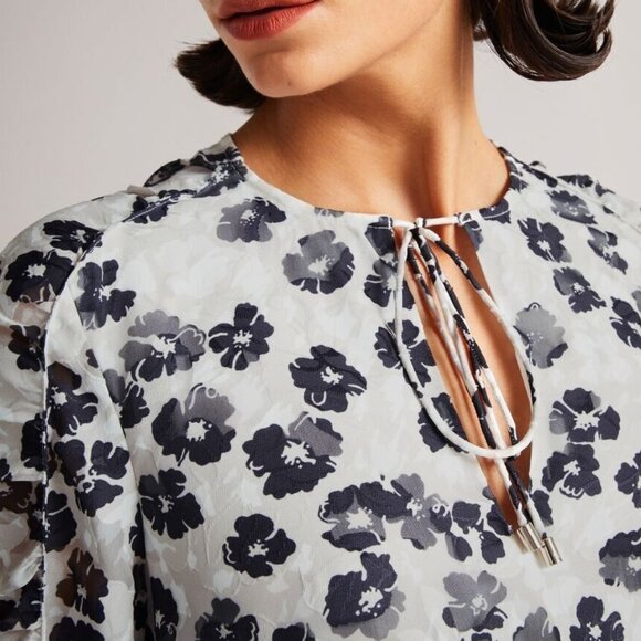 Ted Baker Felici Ruched Detail Mini Dress NWOT - Picture 4 of 7